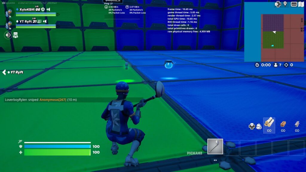 Configuración de daño en Fortnite: Tutorial de atributos de vida y escudos. 10 Configuración de daños en Fortnite: Tutorial de atributos de salud y escudo.