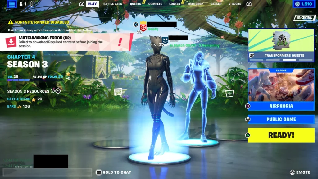 Matchmaking de Fortnite: Cómo arreglar errores de emparejamiento 8 Emparejamiento de Fortnite: cómo solucionar errores de emparejamiento