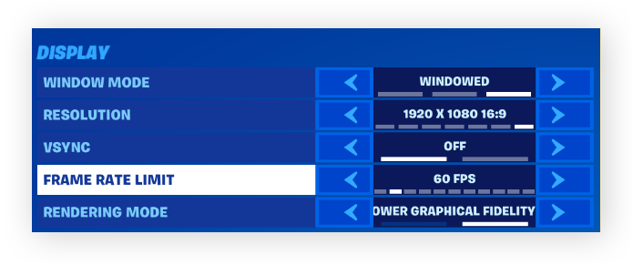 Las mejores configuraciones gráficas de Fortnite: equilibrio entre visibilidad y FPS